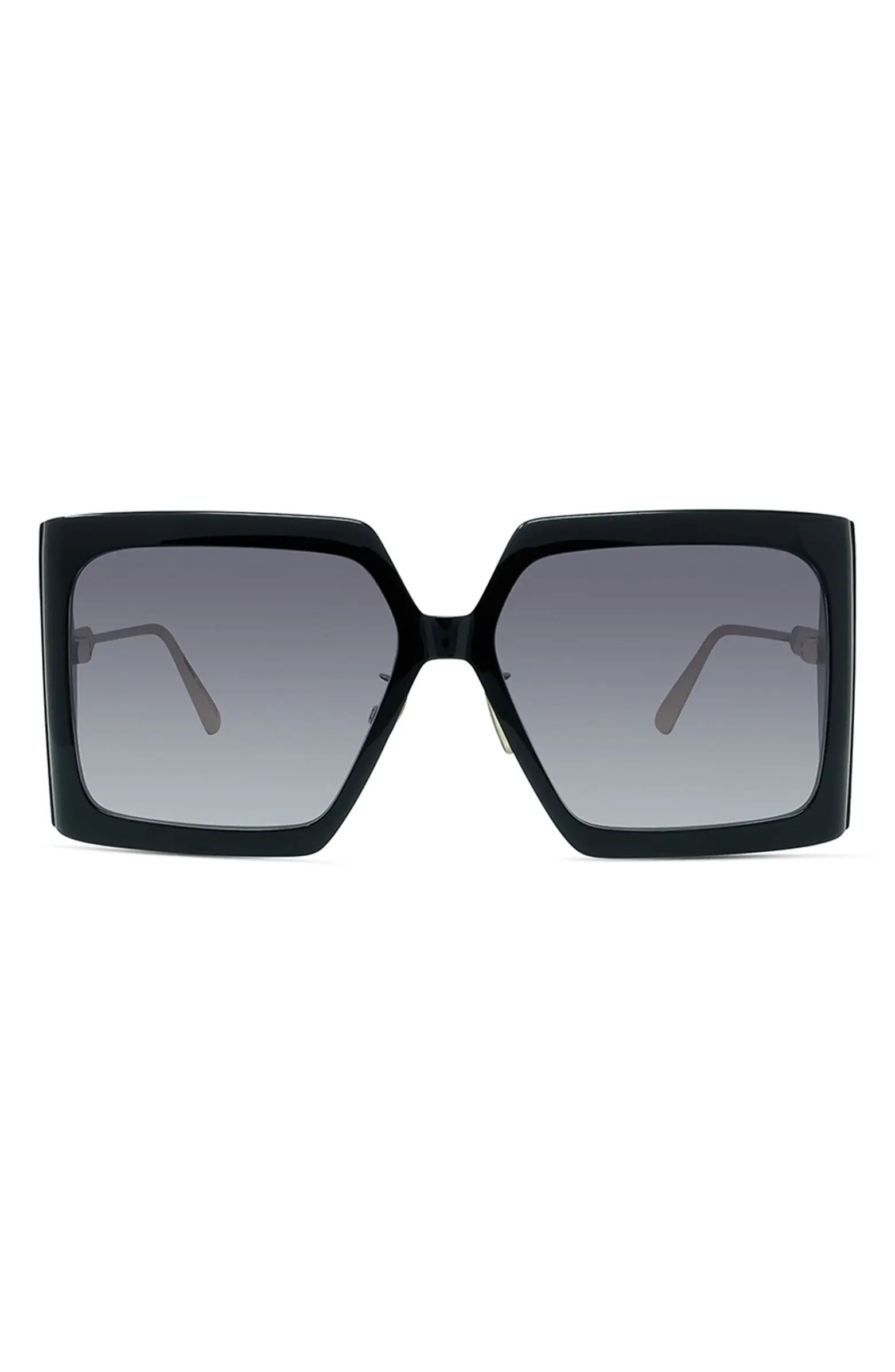 DIOR 59mm Gradient Square Sunglasses | Nordstrom | Nordstrom