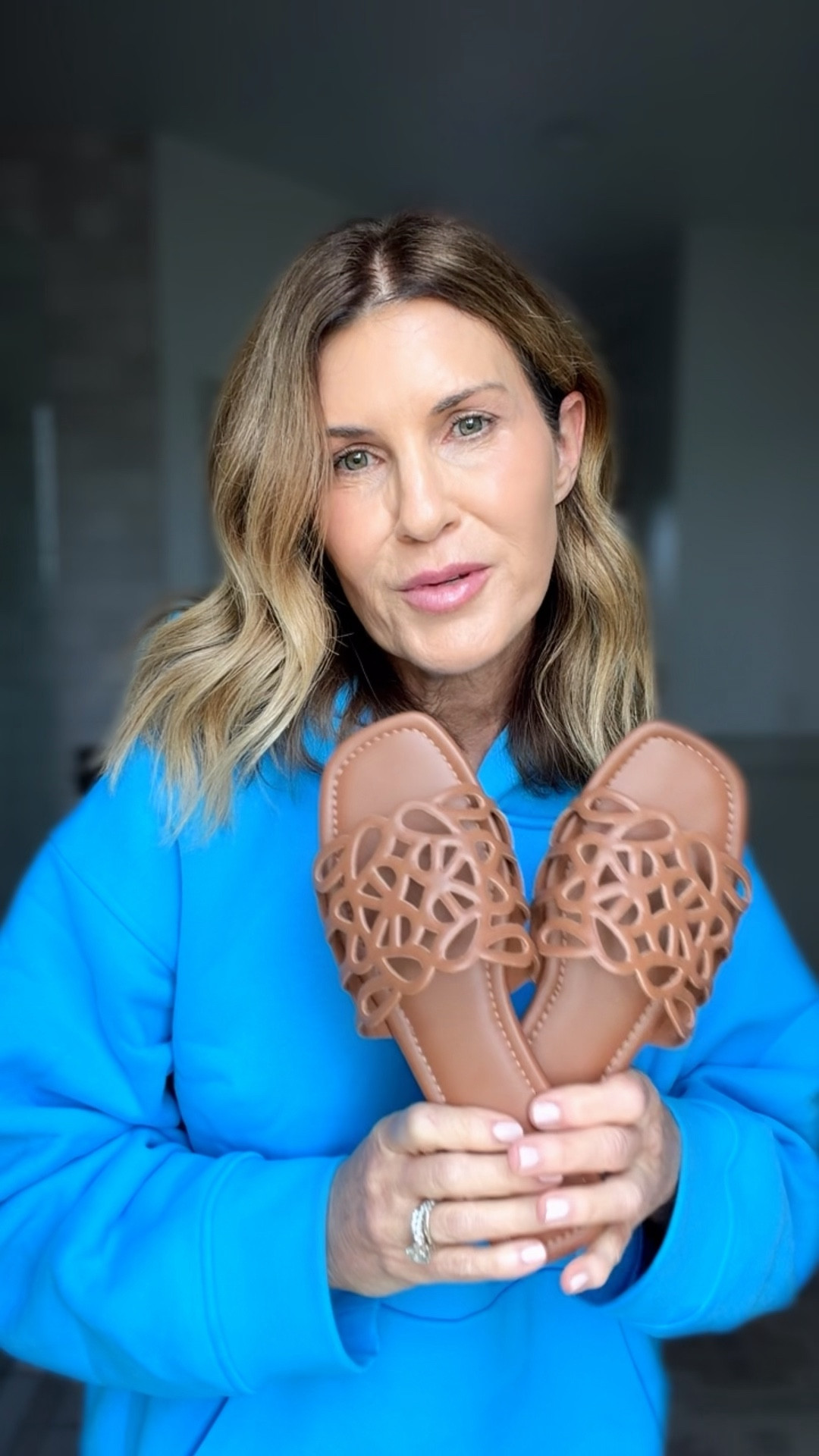 I’m between a 7.5 and an 8 and sized down to a 7 in these cute sandals at target 

#LTKOver40