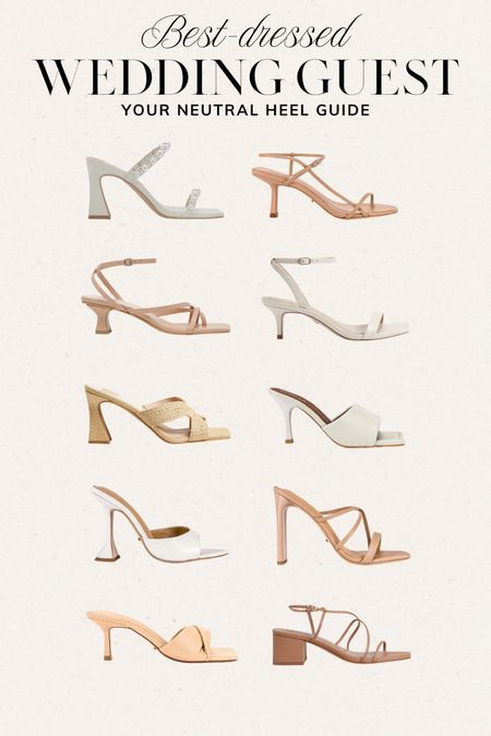 Spring Wedding Guest Shoes | spring wedding guest attire, wedding guest shoes, wedding guest heels, spring heels, spring heel, spring sandals, heel sandals, neutral heels, neutral heel sandals, neutral heel, strappy heels



#LTKwedding #LTKshoecrush #LTKSeasonal