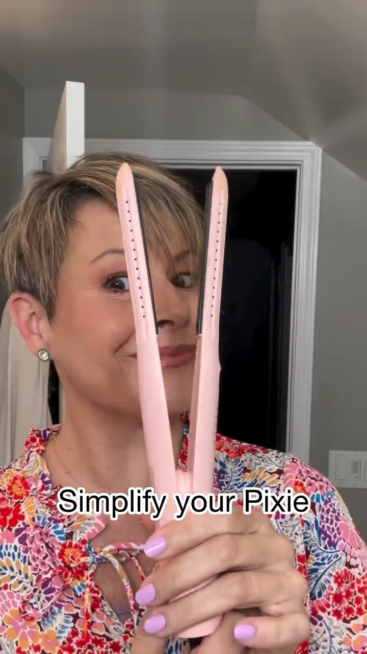 If you are struggling with your pixie don’t worry…I’m here to help! Well, actually @wavytalkofficial Pencil styler is here to help. My pixie hair is a breeze when getting ready in the morning thanks to Wavytalk ✏️

#LTKBeauty #LTKOver40 #LTKgrwm