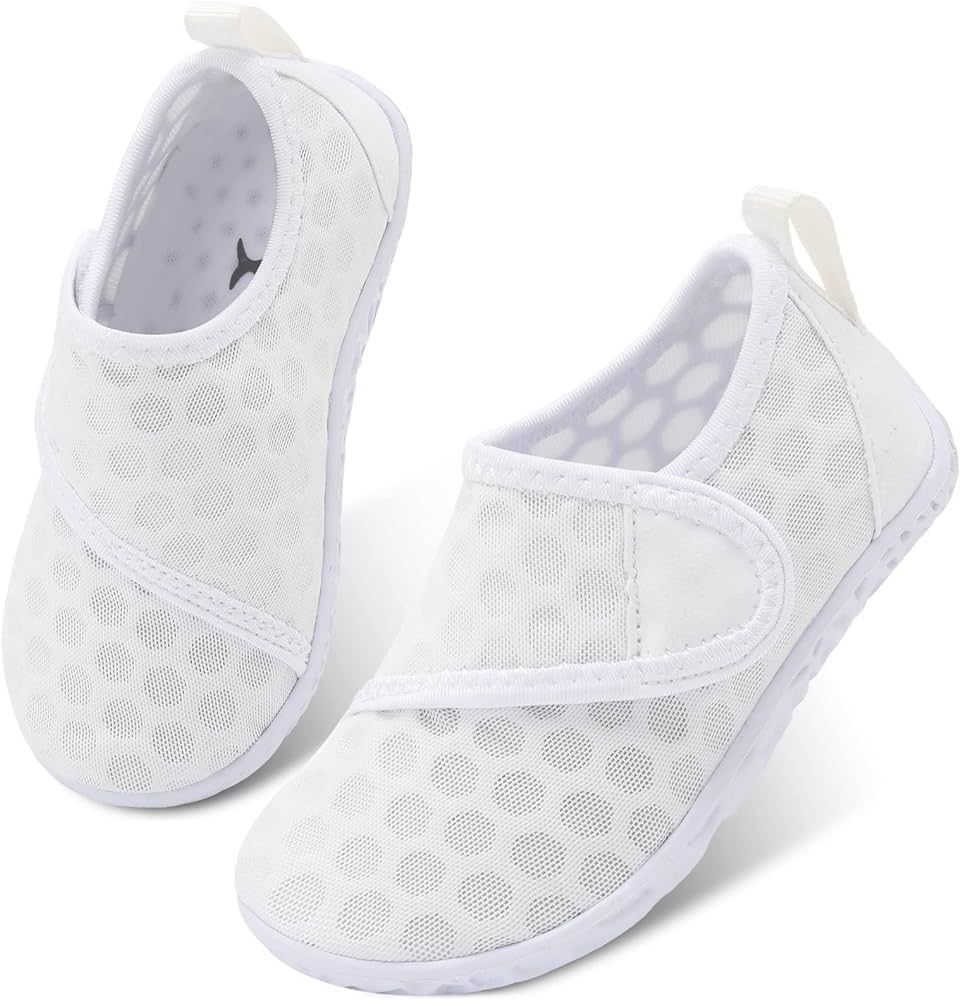 LeIsfIt Toddler Water Shoes Boys Girls Aqua Socks Kids Outdoor Quick-Dry Breathable Swim Shoes Li... | Amazon (US)