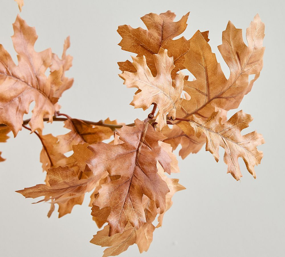 Faux Oak Leaf Branch | Pottery Barn (US)