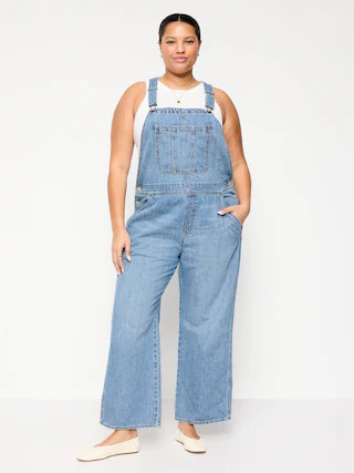 Baggy Wide-Leg Overalls | Old Navy (CA)