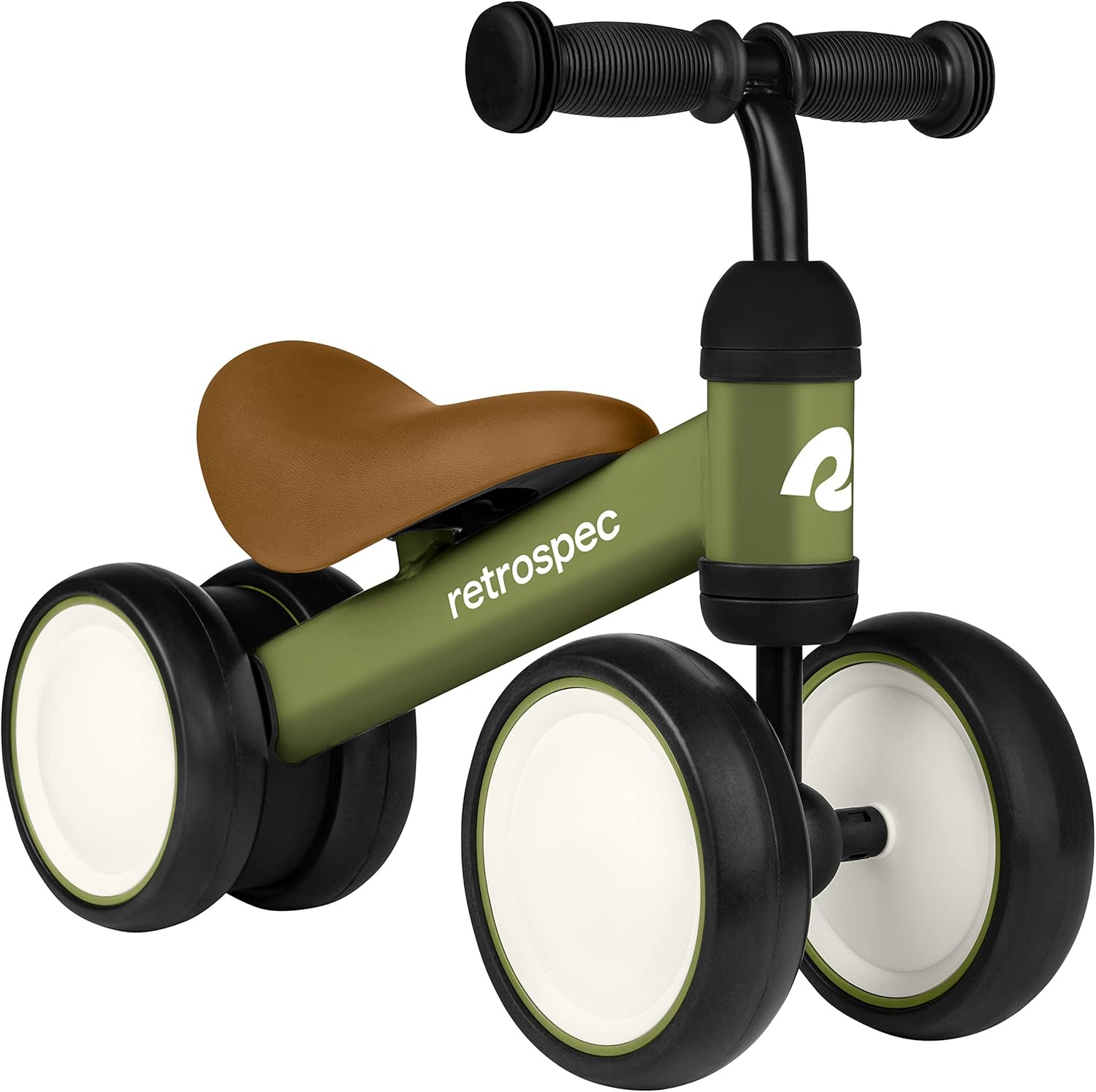 Retrospec Cricket Baby Walker Balance Bike with 4 Wheels for Ages 12-24 Months - Toddler Bicycle ... | Amazon (US)