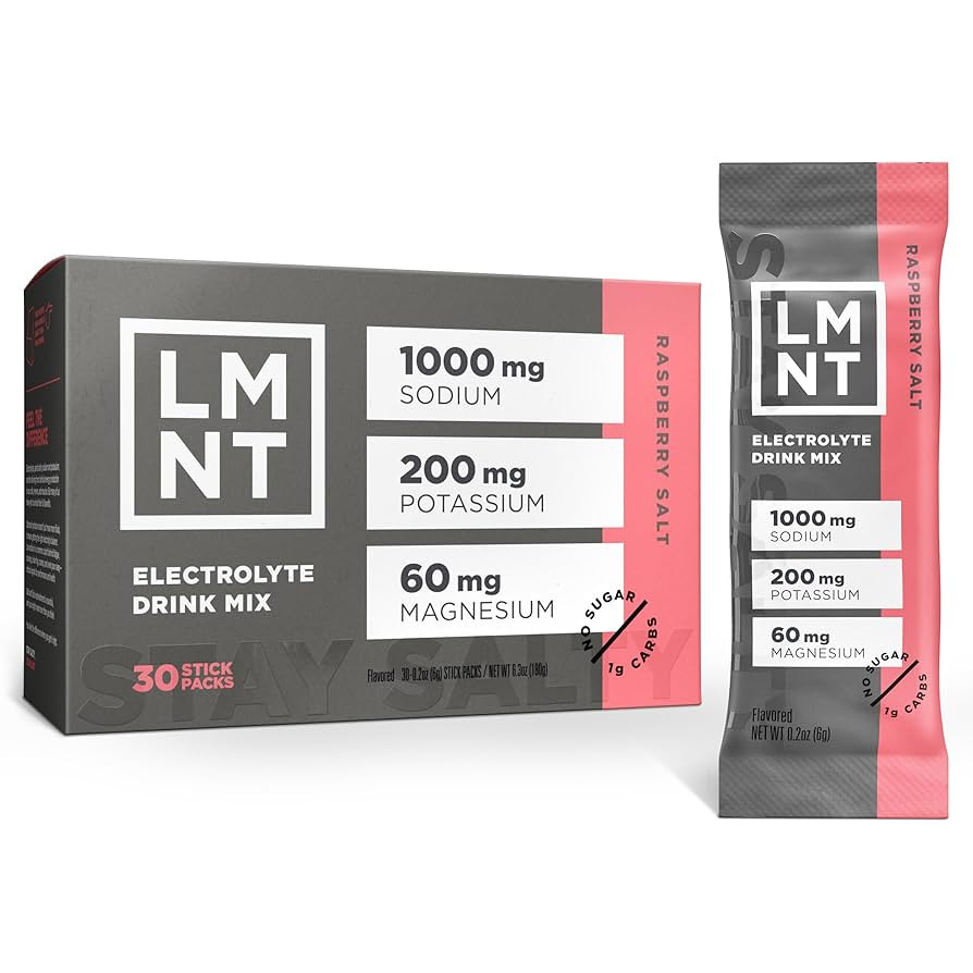 Drink LMNT Zero Sugar Electrolytes - Raspberry Salt | Drink Mix | 30-Count | Amazon (US)