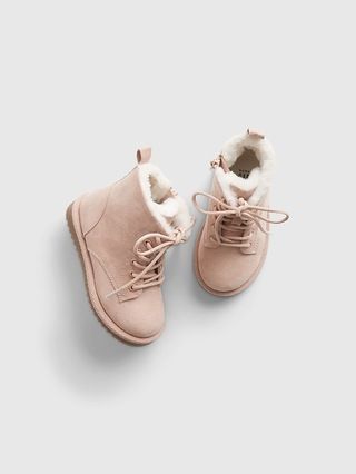 Toddler Lace-Up Cozy Boots | Gap (US)