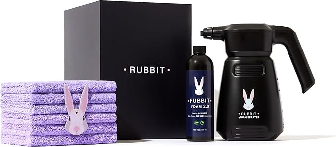 Electric Plus Kit, Waterless Car Wash Kit, Rechargeable Electric Sprayer, Foam 2.0 Solution, 6 Re... | Amazon (US)