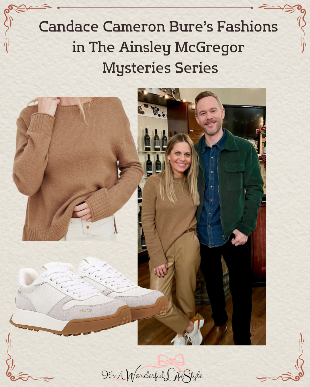 Recreate Candace Cameron Bure’s refined looks from Ainsley McGregor Mysteries—easy, elegant, and everyday wearable. 

 #LTKdayinmylife #LTKootd #LTKSeasonal