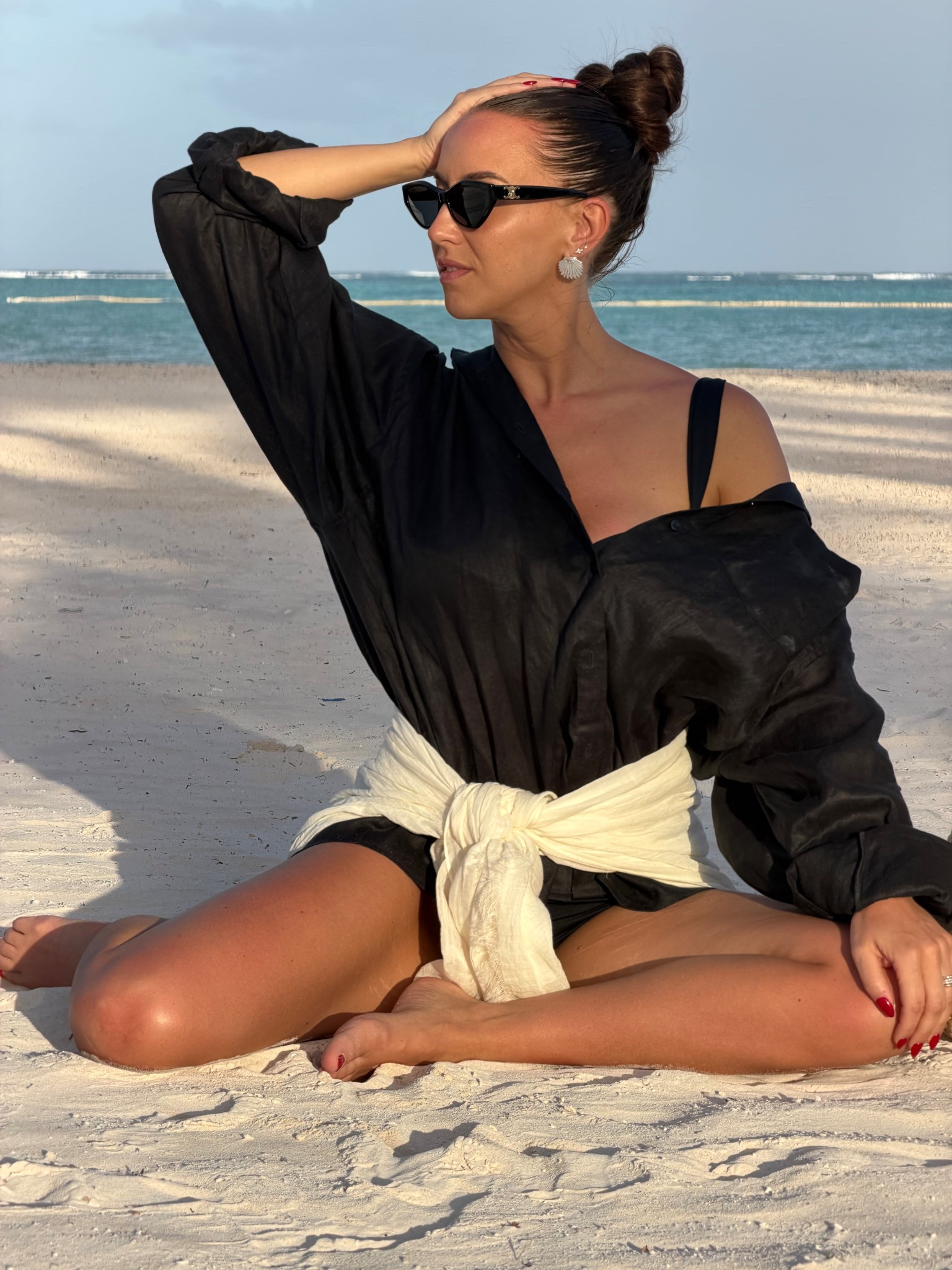 swimsuit of the day 👙 

Bikini top: V
Bikini bottoms: L
Linen button down: M



#LTKootd #LTKSwim #LTKTravel