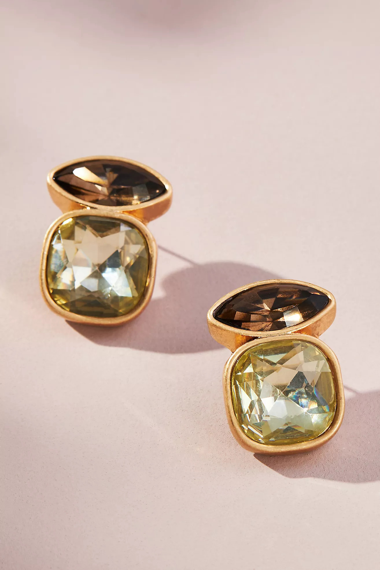 Double Crystal Shaped Earrings | Anthropologie (US)