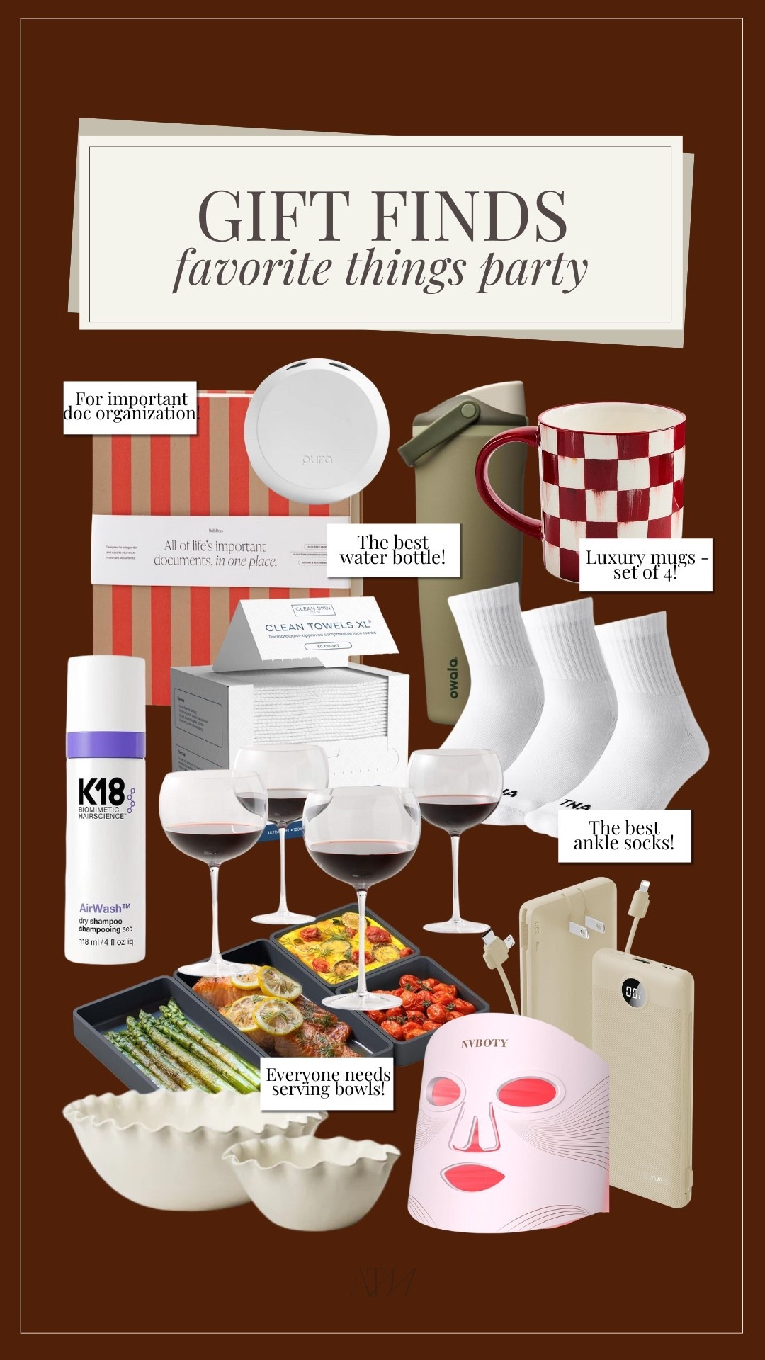 Favorite Things Party gift ideas!

gift ideas, favorite things trend, gift essentials, gifts guide, gifts for her, gifts for coworkers, gifts for friends

#LTKHoliday #LTKGiftGuide