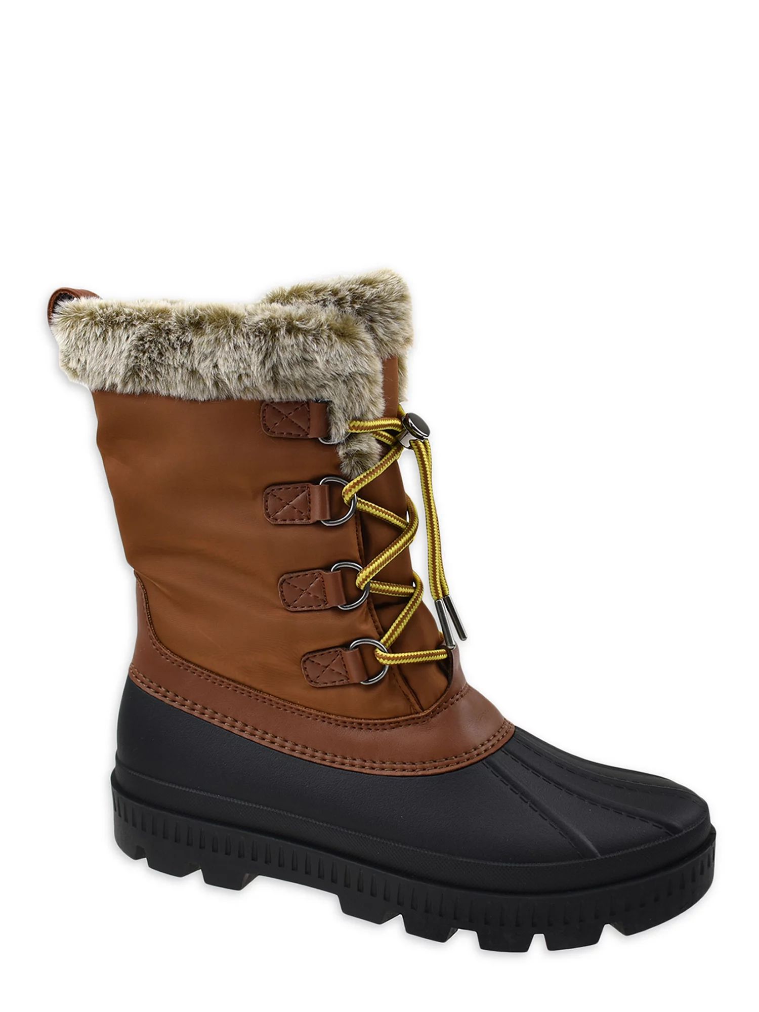 Time and Tru Womens MID Shaft Duck Bootie | Walmart (US)
