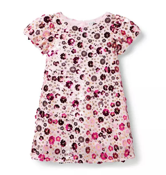 The Floral Sequin Dress | Janie and Jack