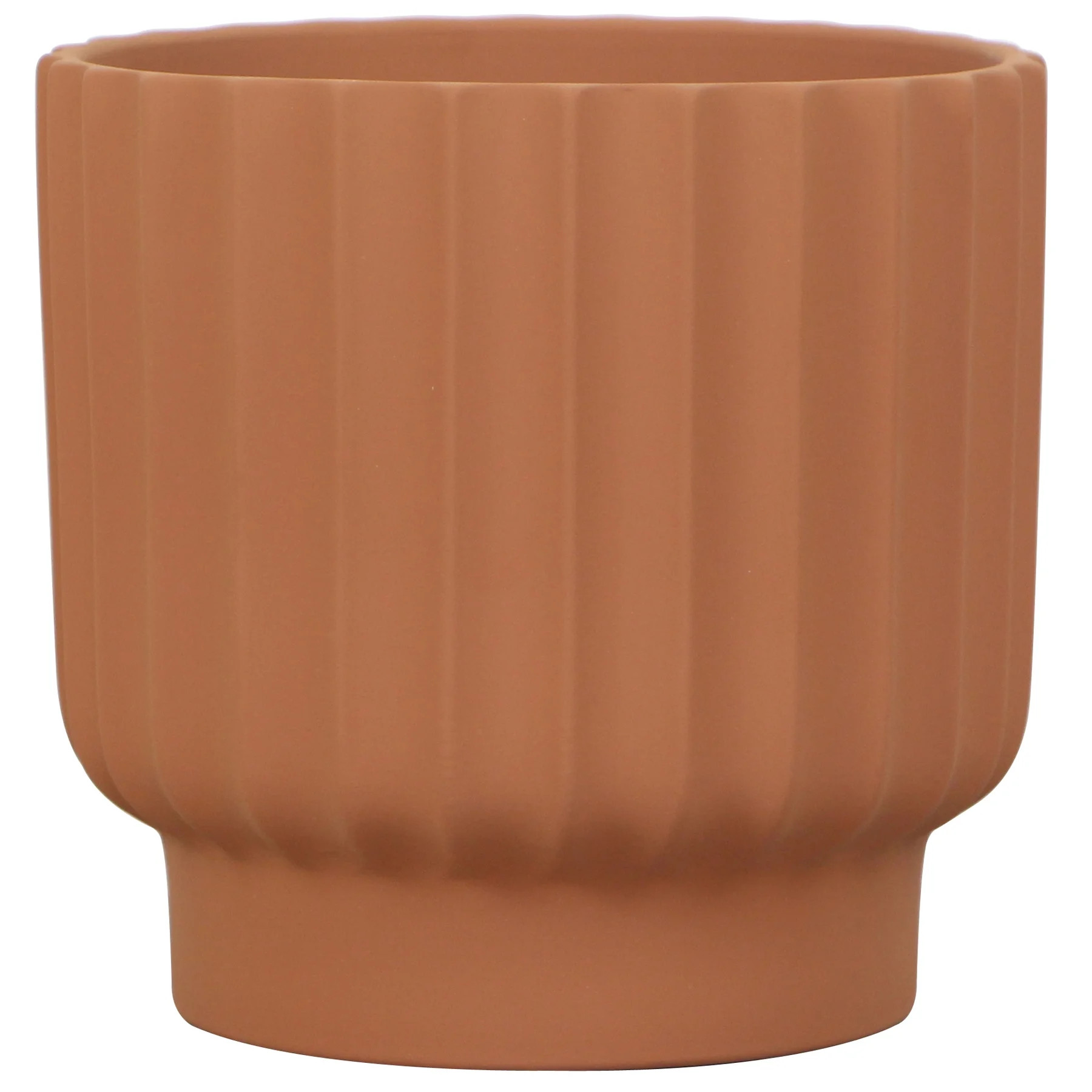Mainstays Zion 4.25" x 4.25" x 3.75" Round Terracotta Planter | Walmart (US)