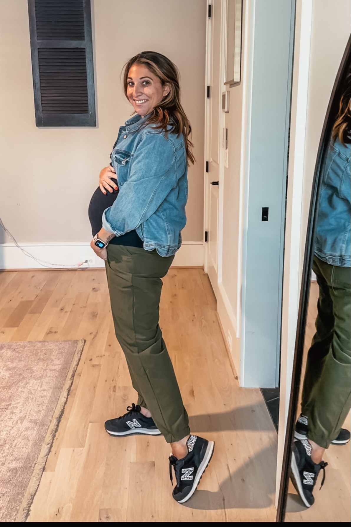 OOTD
Top L / joggers (maternity) L / jacket XXL (for a more boyfriend fit) / shoes tts 

#LTKsalealert #LTKstyletip