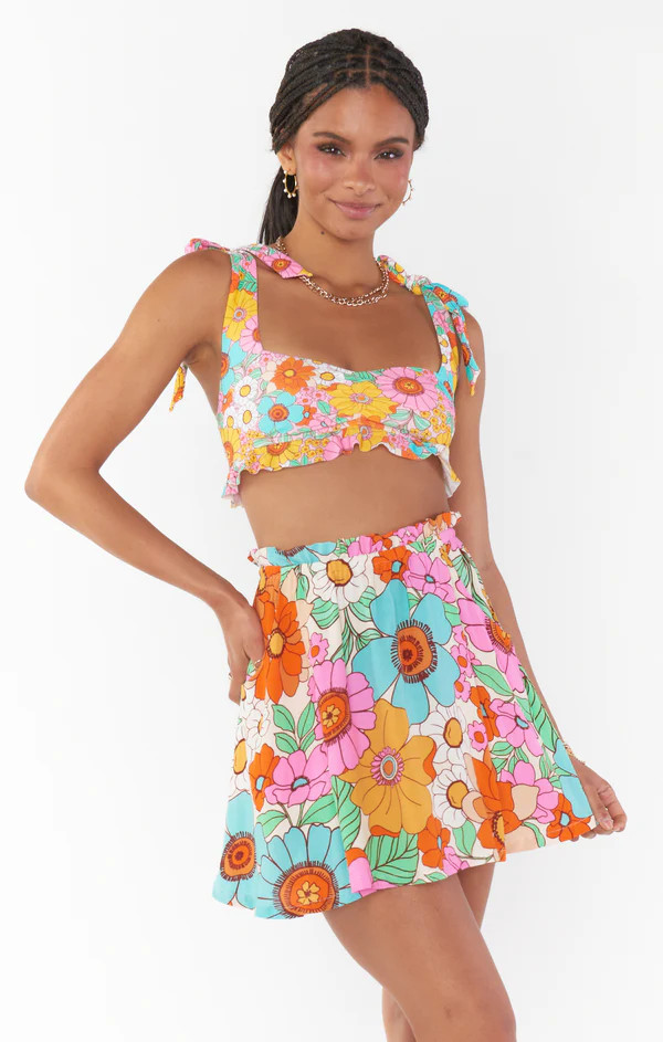 Swing Skirt ~ Flower Market | Show Me Your Mumu