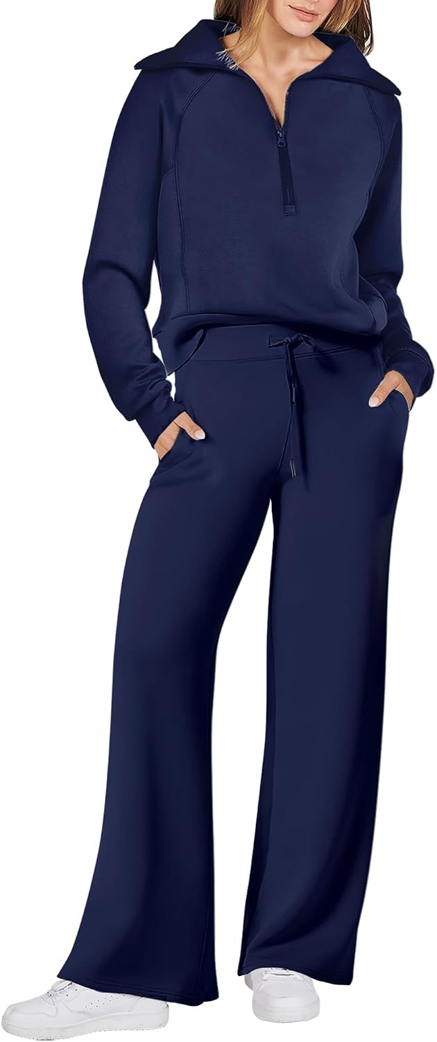 ANRABESS Women 2 Piece Set Sweatsuits Lounge Fall Outfits | Amazon (US)