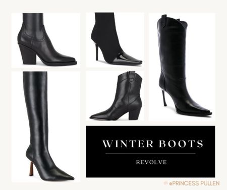 black winter boots from revolve - i wear a size 6

#LTKshoecrush