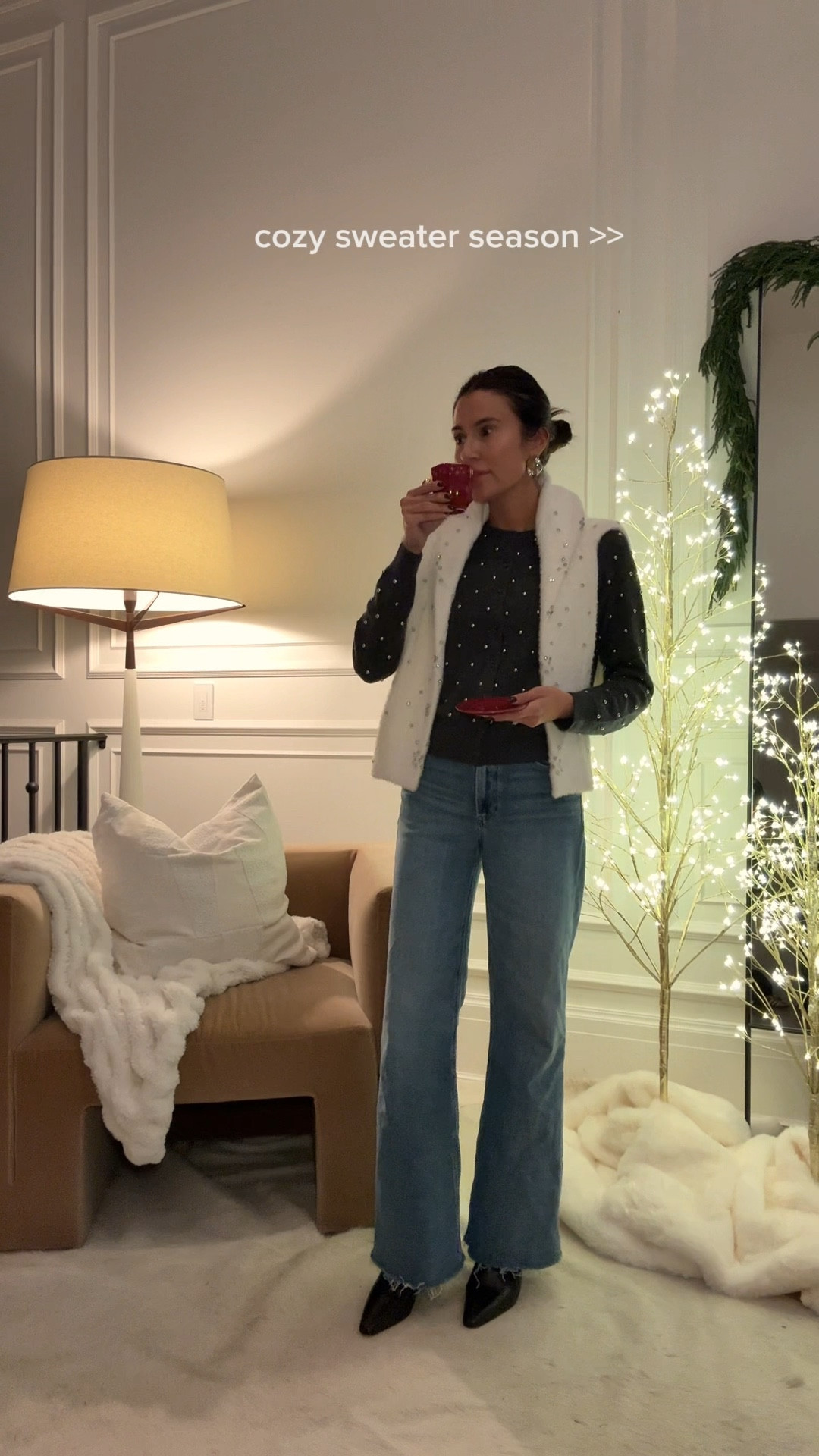 Cozy sweater season ♥️ with @anthropologie 

Holiday outfit, winter outfit, holiday fashion, gift for her, winter coat, fuzzy coat 

#LTKootd #LTKHoliday #LTKGiftGuide