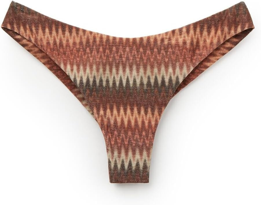 CALZEDONIA Golden Chevron Brazilian Swimsuit Bottoms | Amazon (US)