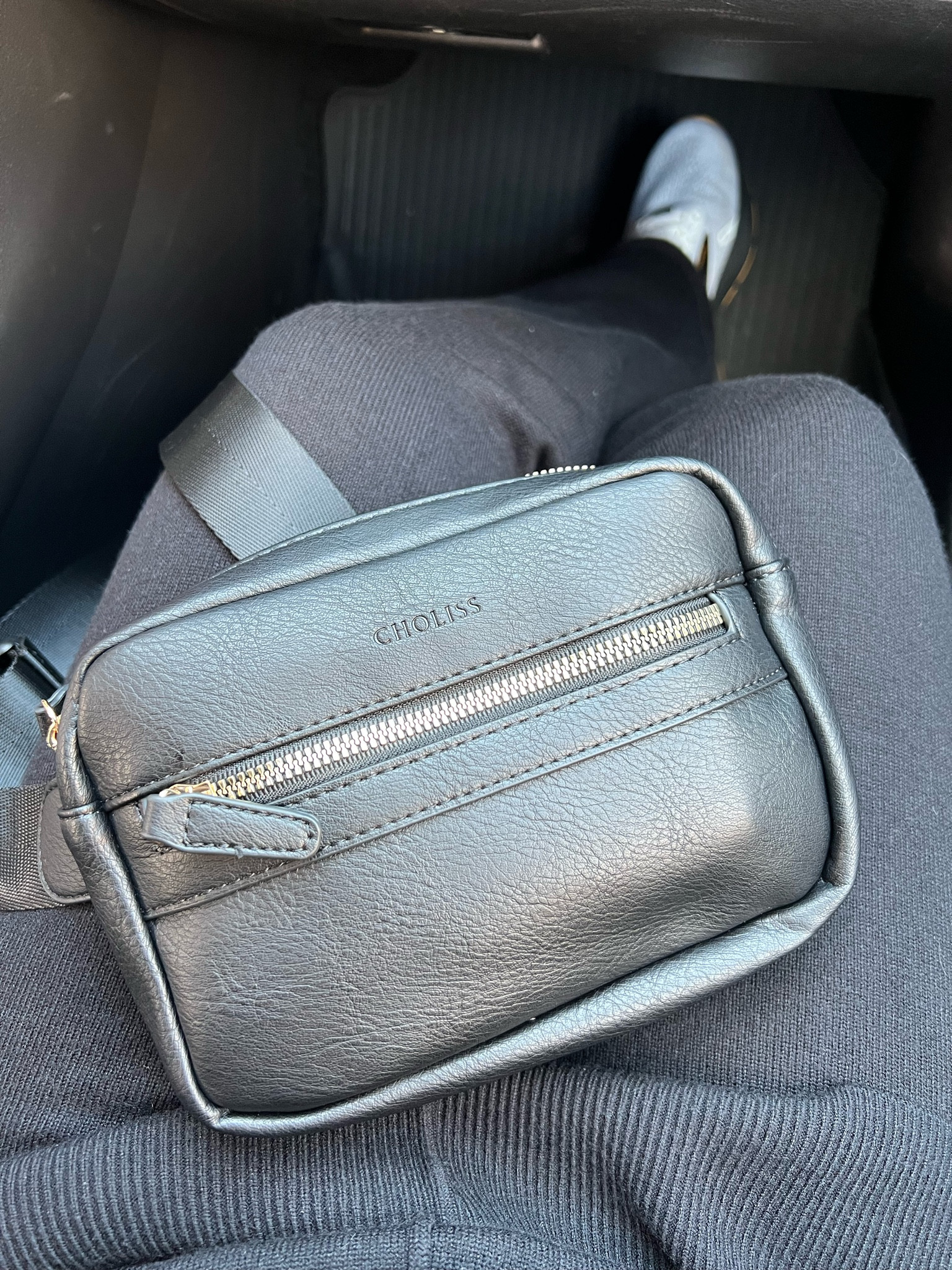 $13 faux leather Fanny pack / cross body bag!  I took this to Disneyland and the size was perfect for my phone, lipgloss and a few other small items.  One big zipper pocket and a small pocket on each side. I also linked the set I’m wearing in this photo (one of my faves!) 

#LTKfitness #LTKstyletip #LTKtravel