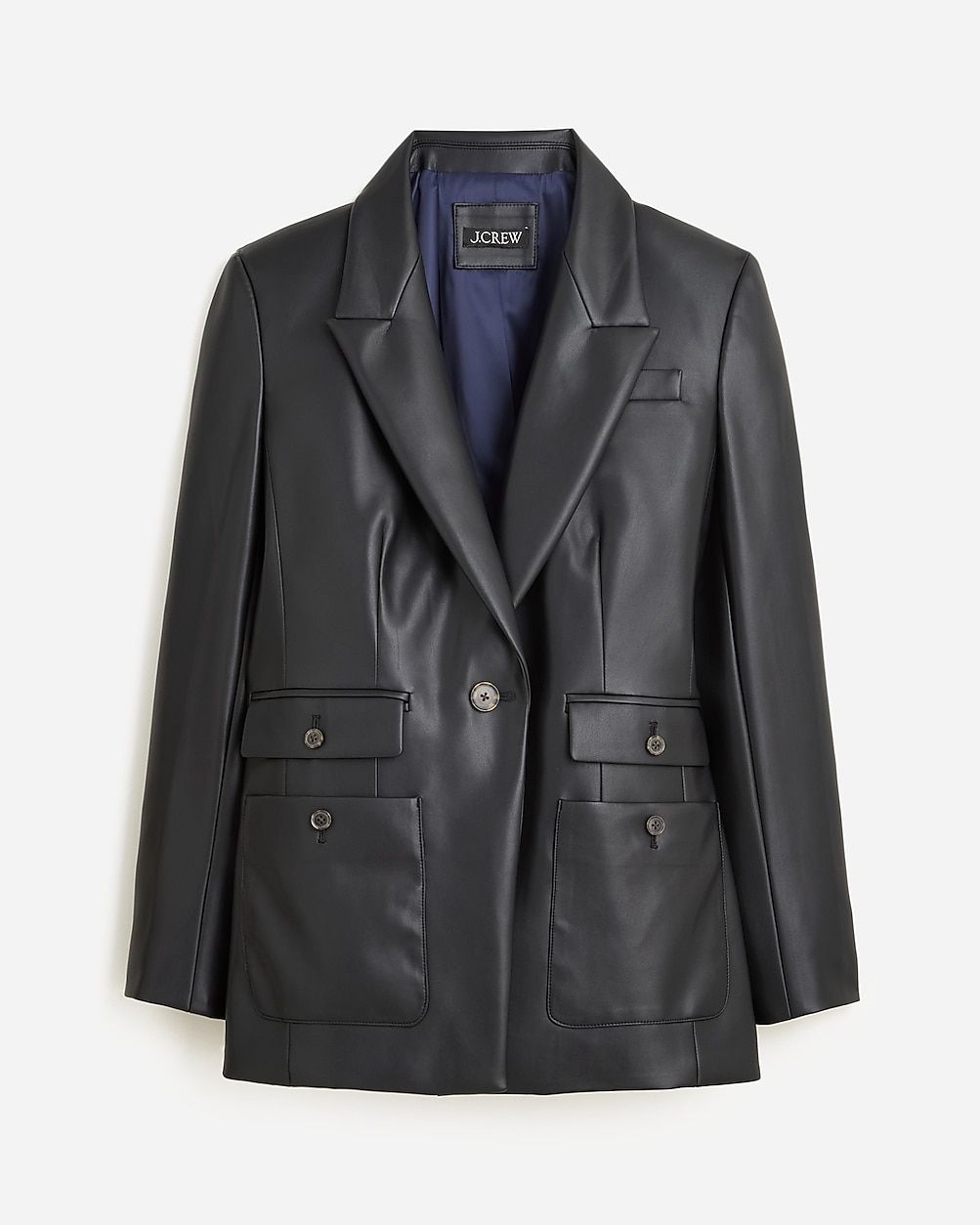 Vivienne blazer in faux leather | J. Crew US