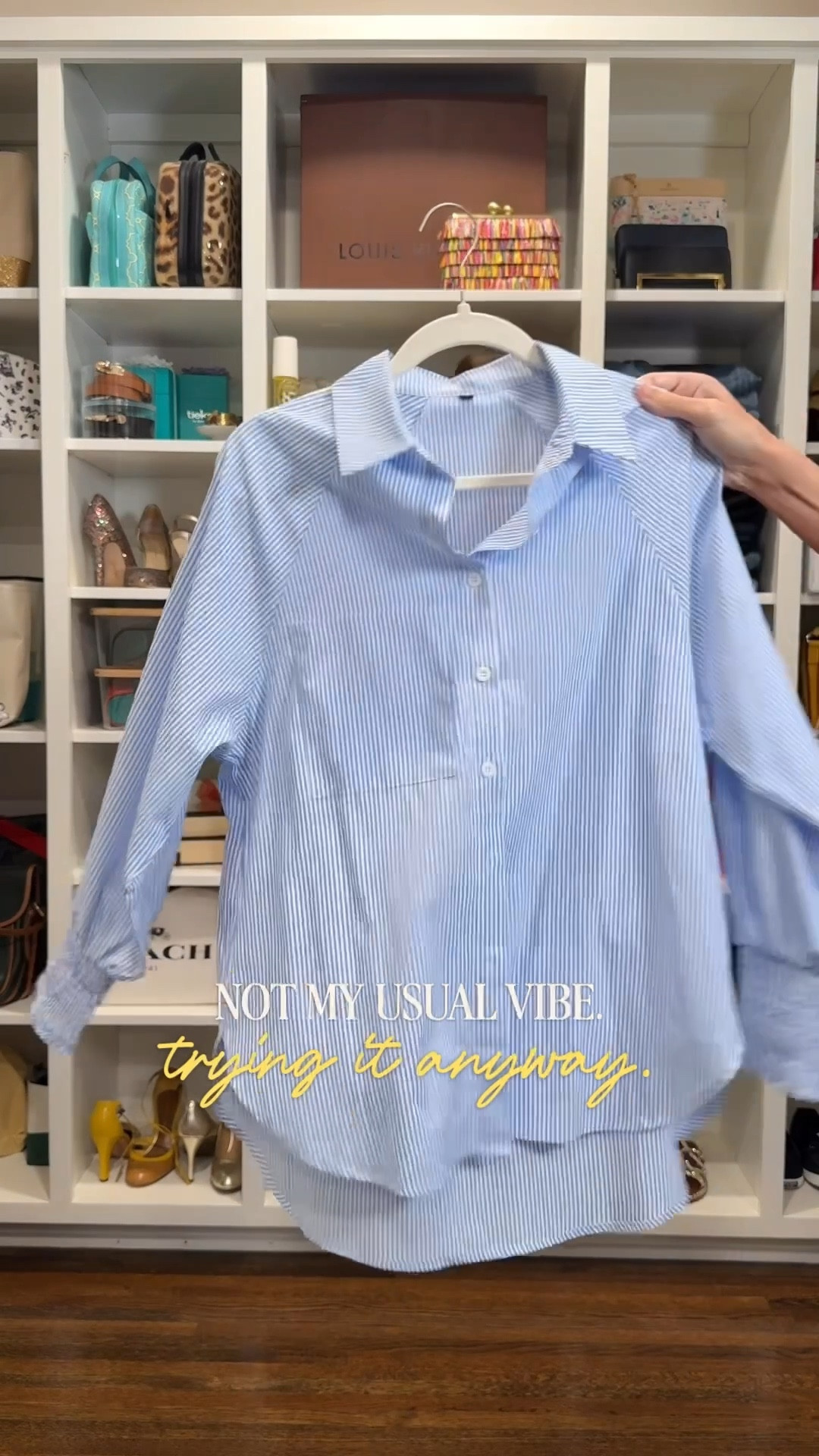 Every now and then, I think it’s fun to challenge myself to put together an outfit that’s not my usual look. A couple of weeks ago, we had a chilly night, and I did just that. This is a more masculine style than I usually go for, but I liked it!



#LTKOver40