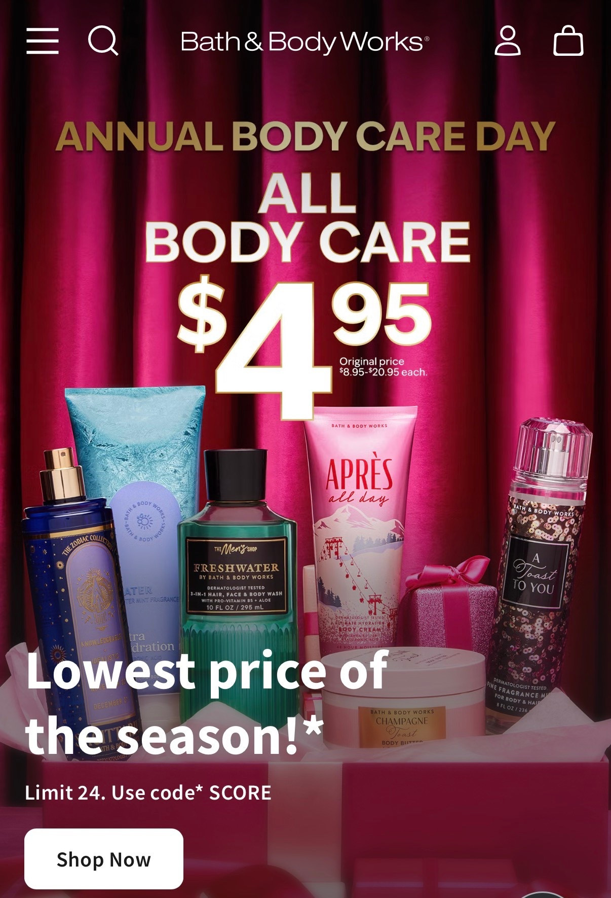 Great #bathandbodyworks deals today! 
#bodycare #lotions #stockingstuffers #lastminutegifts

#LTKHoliday #LTKselfcare #LTKGiftGuide