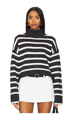 ASTR the Label Sophea Sweater in Charcoal Cream from Revolve.com | Revolve Clothing (Global)