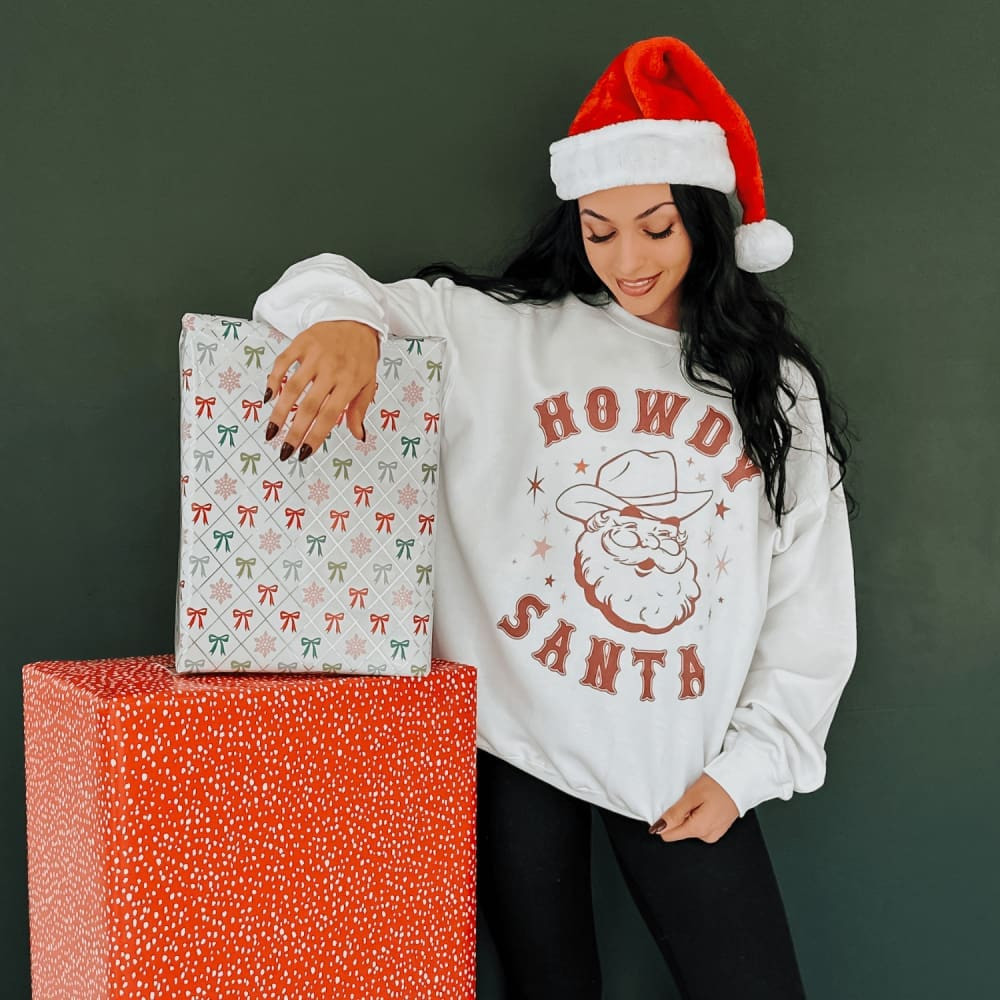 Howdy Santa Sweatshirt | Mountain Moverz