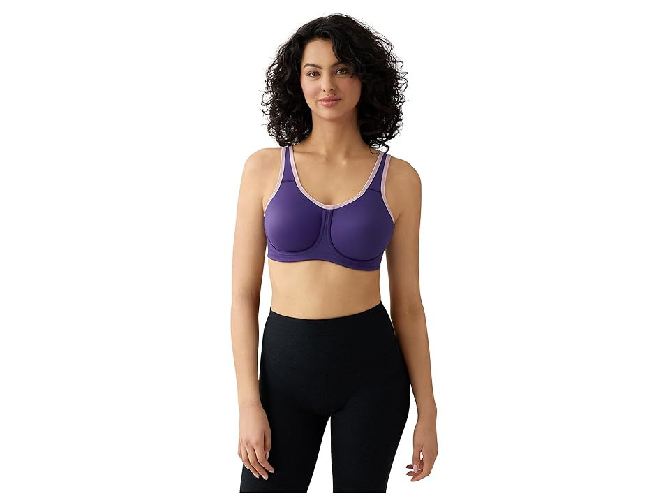 Wacoal Sport Underwire Bra 855170 Women's Bra Mulberry Purple: 36H | Zappos.com