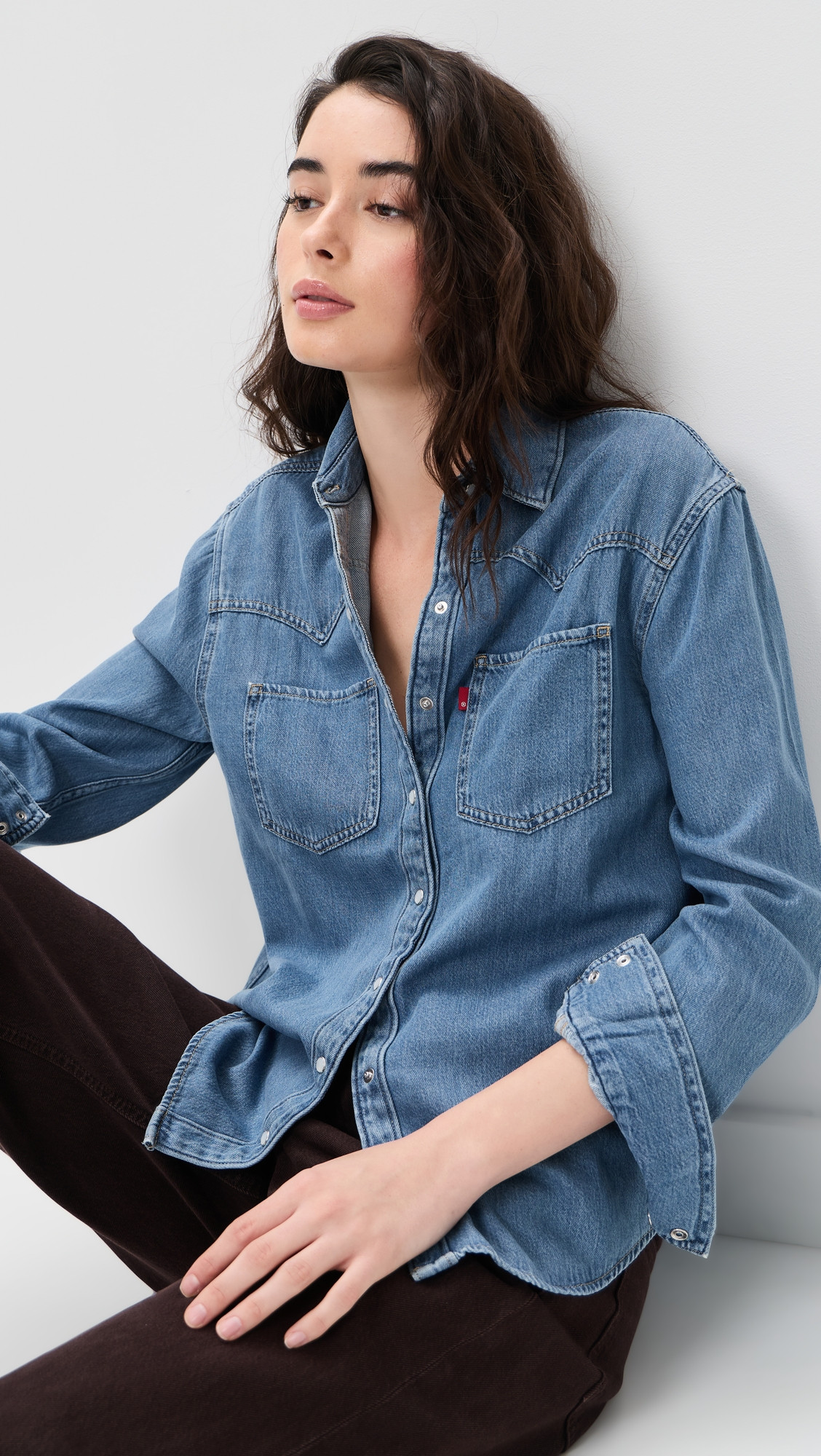 Levi's Teodora Western Shirt Going Steady 7 XL | Shopbop