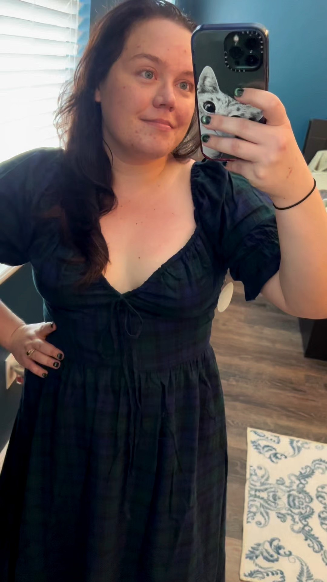 My Hill House tartan order arrived and I am in love. This Blackwatch Ophelia dress is perfect for the holidays and petite friendly. I sized up in this because the bodice of this style is a bit small.

#LTKSeasonal #LTKParties #LTKPetite
