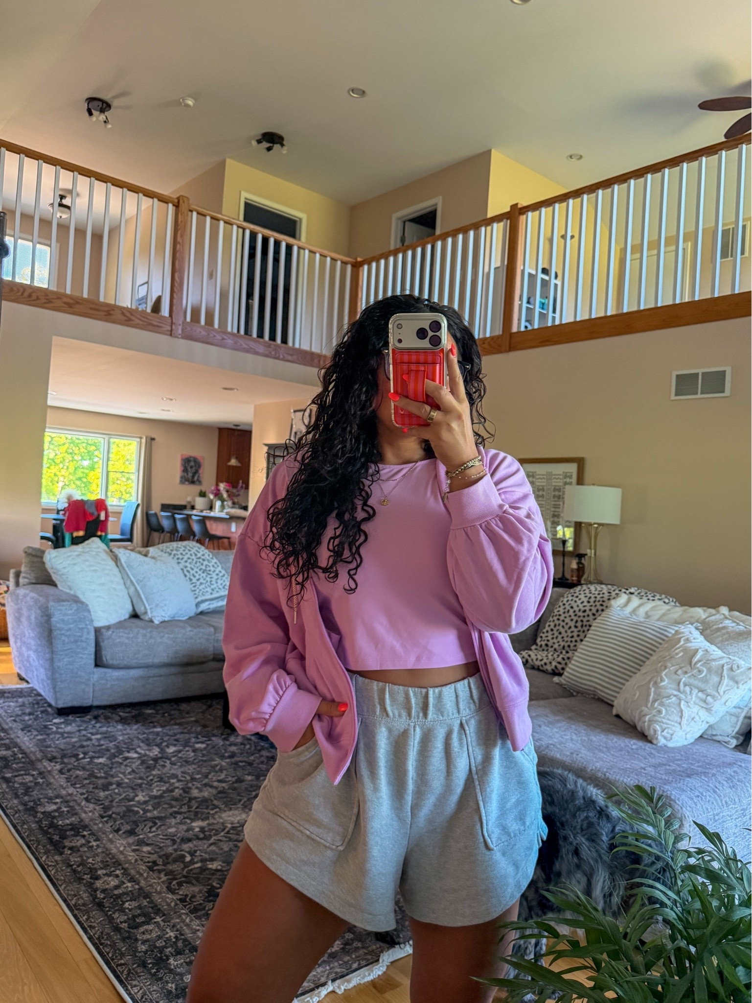 I’m wearing a large in everything! The shorts definitely run oversized, so if you don’t like an oversized fit, I’d size down! 

@Target @Aerie

#LTKootd #LTKMidsize #LTKActive