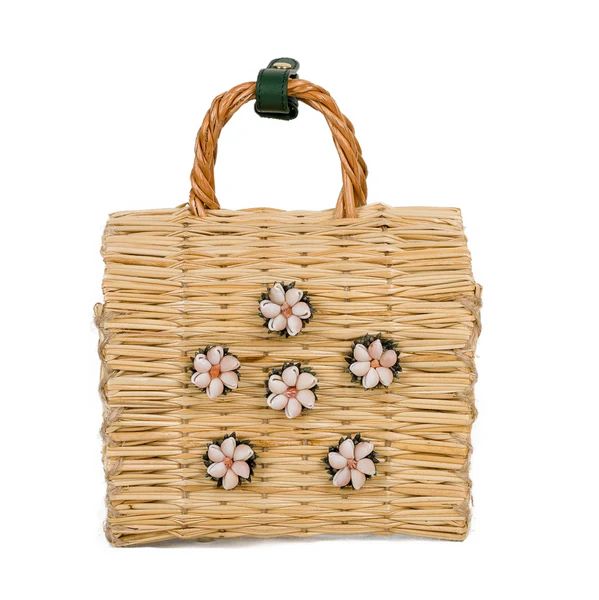 Shella Mini Basket Bag, Green | The Avenue