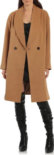 Avec Les Filles Shawl Collar Double-Breasted Coat | Nordstromrack | Nordstrom Rack