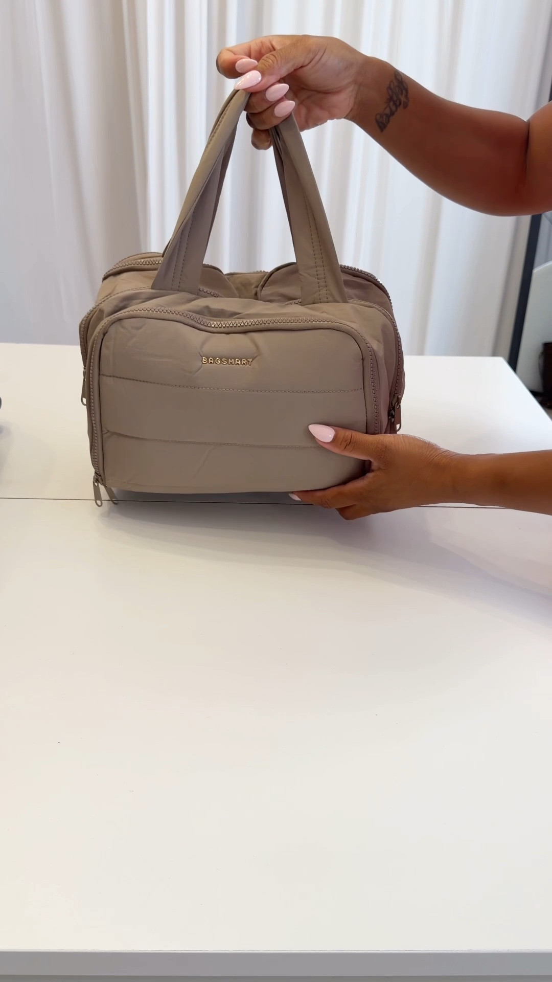 If you’re still stuffing your toiletries into random zipper bags… this is your sign to upgrade. ✈️✨

✔️ Wide-open design so you can actually see everything
✔️ Spacious enough for skincare, makeup, and travel essentials
✔️ Keeps everything organized in one place
✔️ Lightweight, cute, and easy to pack

I’m packing mine for the first time, and I already love how much it holds without feeling bulky. This is one of those travel finds that makes packing so much less stressful.

#LTKTravel #LTKBeauty #LTKselfcare