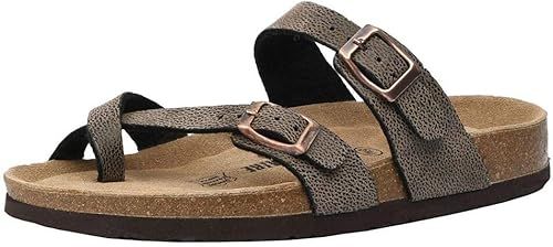 CUSHIONAIRE Women's Luna Cork Footbed Sandal with +Comfort | Amazon (US)