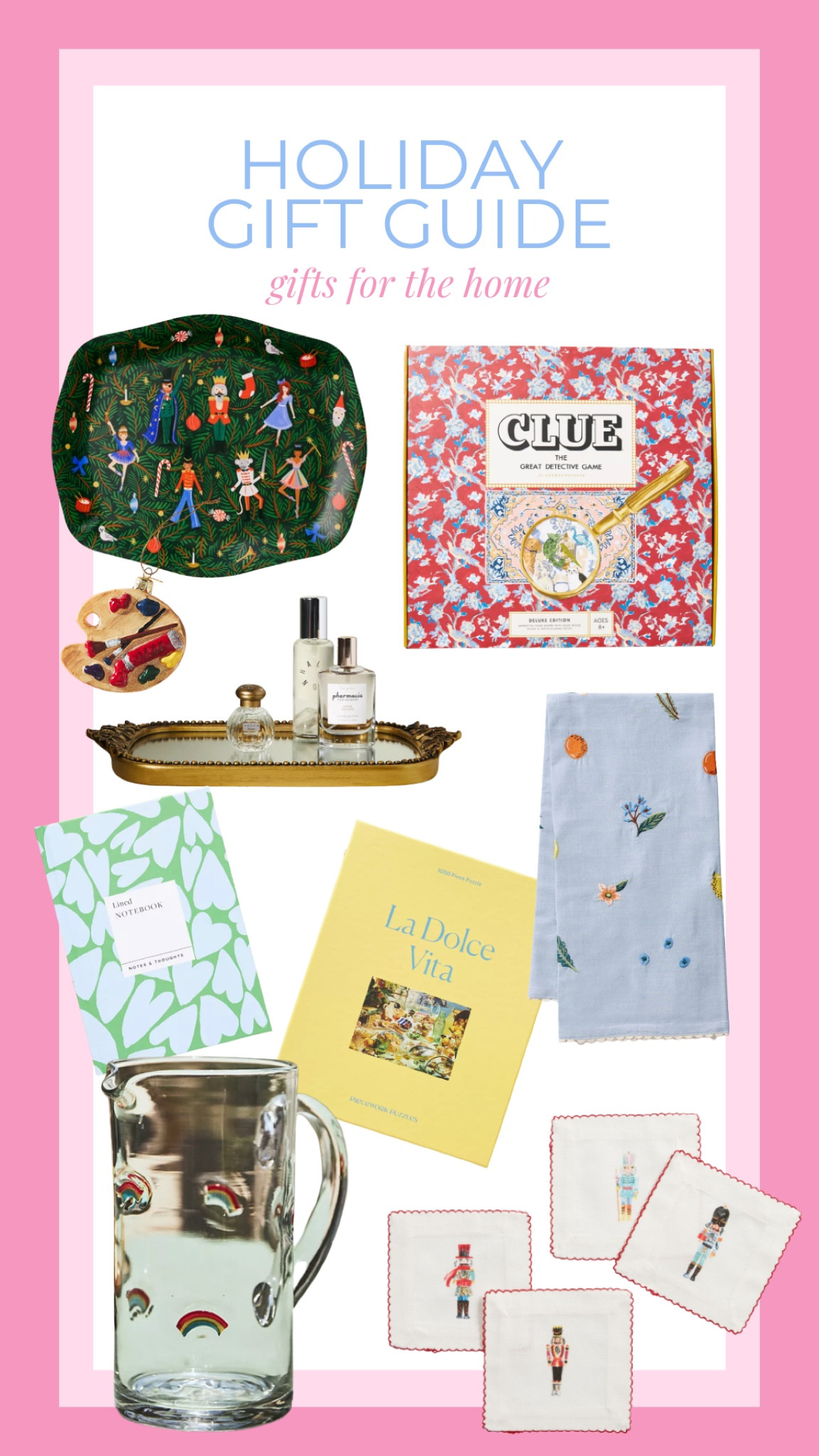 Home decor gifts for the holidays!! 🏠🎁❤️

// home gifts, Christmas gifts, holiday gift guide, gifts for her, festive games and puzzles, girly home decor, ornaments 

#LTKhome #LTKGiftGuide #LTKHoliday