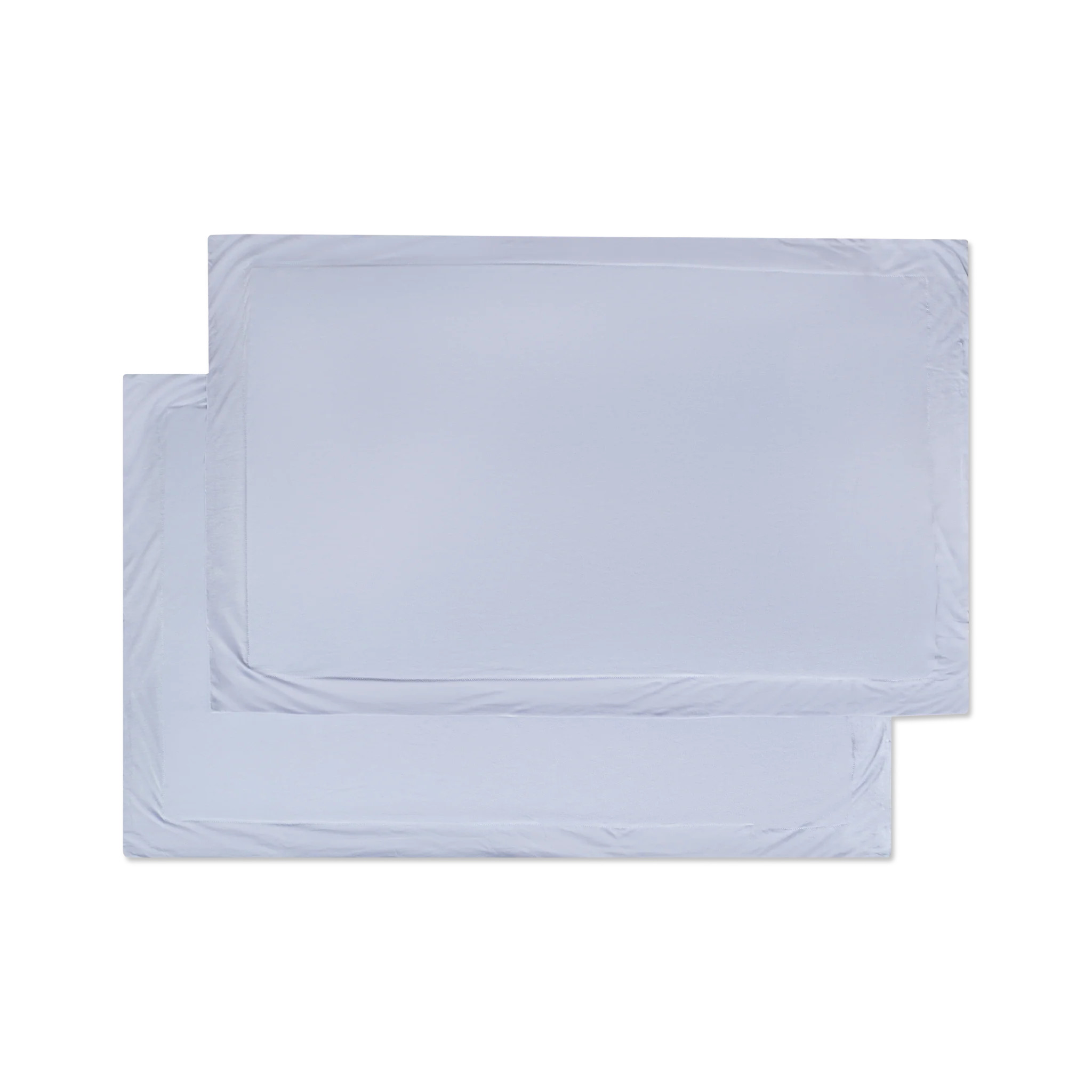 Jersey Knit Sham Set in Dream Blue | BleuBully Bedding