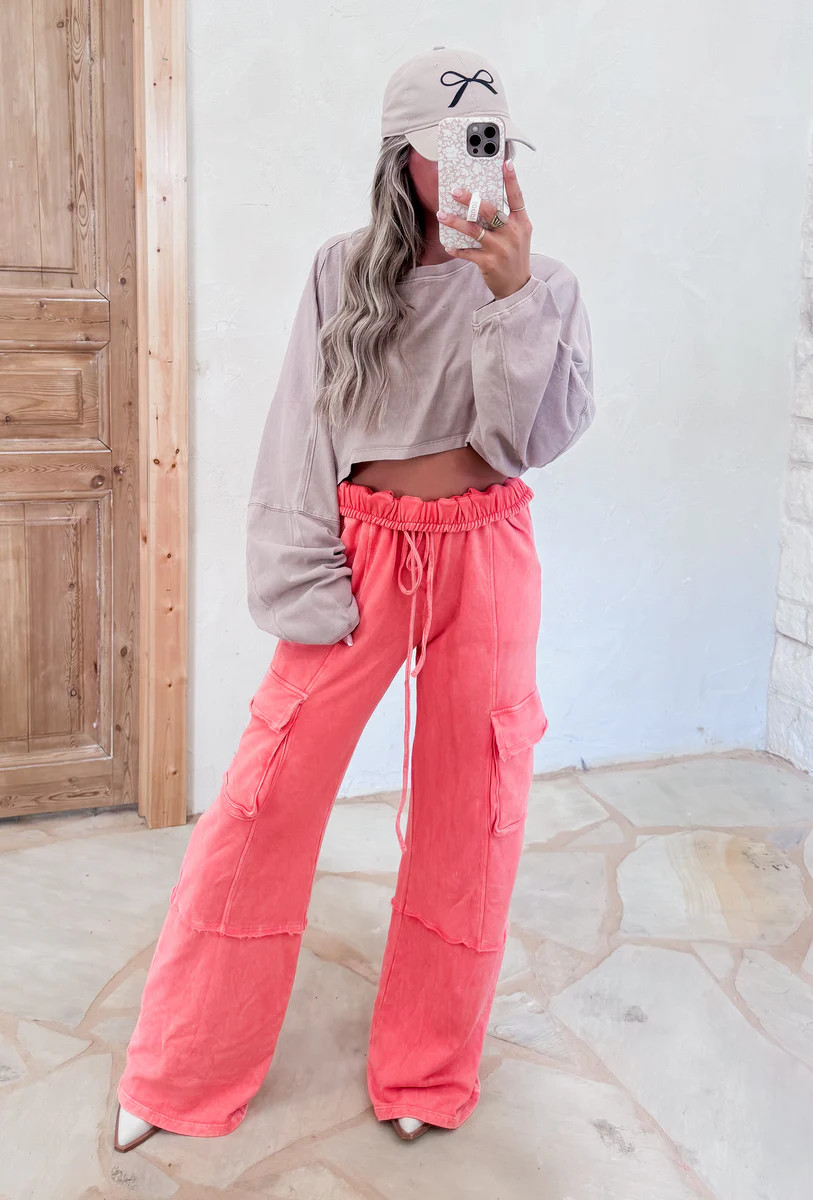 Riley Cargo Sweatpants | CK Squared Boutique