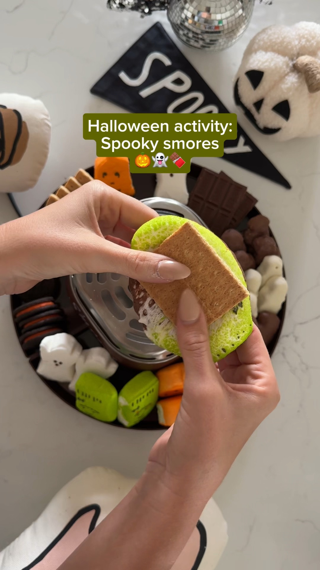 What better way to celebrate Halloween than spooky smores! 

This s’mores cooker is from Amazon and you can melt your marshmallows right on it!

| Halloween party, fall dessert, Halloween party food, kid Halloween |

#fall #falltreats #fallseason #dessert #dessertideas #hostingtips #hosting #smores #halloweensmores  #amazonfind #halloweenkids #halloween #trickortreat #halloweenparty #halloweenkidsparty #happyhalloween #halloweendecor #spookyseason #halloweenfun #kidshalloween #halloweenideas #ltkseasonal

#LTKKids #LTKSeasonal #LTKFamily