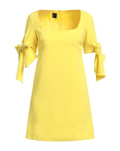 Pinko Woman Mini dress Yellow Size 2 Polyester, Elastane | YOOX (US)