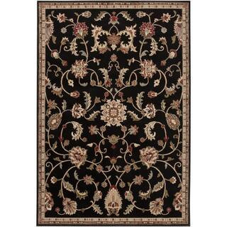 Sabin Black 7 ft. x 10 ft. Indoor Area Rug | The Home Depot