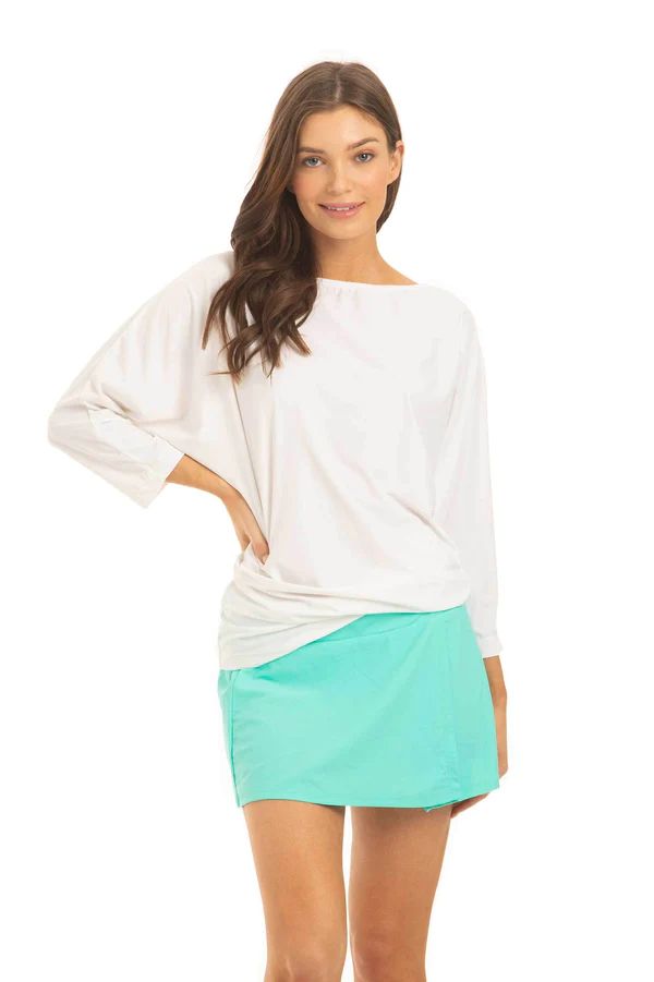 Minty Aqua Classic Swim Skirt | Cabana Life