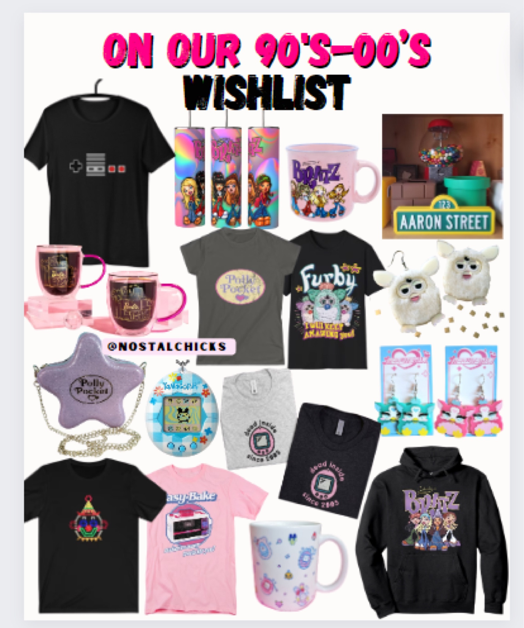 90’s and 00’s wishlist 💗 #nostalgia #nostalgic #millennial #millennials #90s #2000s