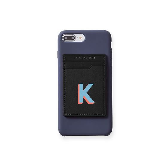 Leather Phone Sticker Card Case, Printed | Mark and Graham | Mark and Graham
