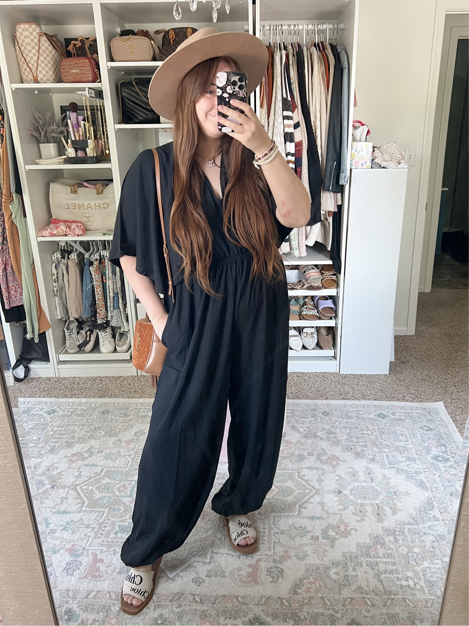 The perfect fall jumpsuit!! Size down 1. It’s soooooo comfortable

#falloutfit #jumpsuit #freepeople 

#LTKSeasonal #LTKfindsunder100 #LTKCon