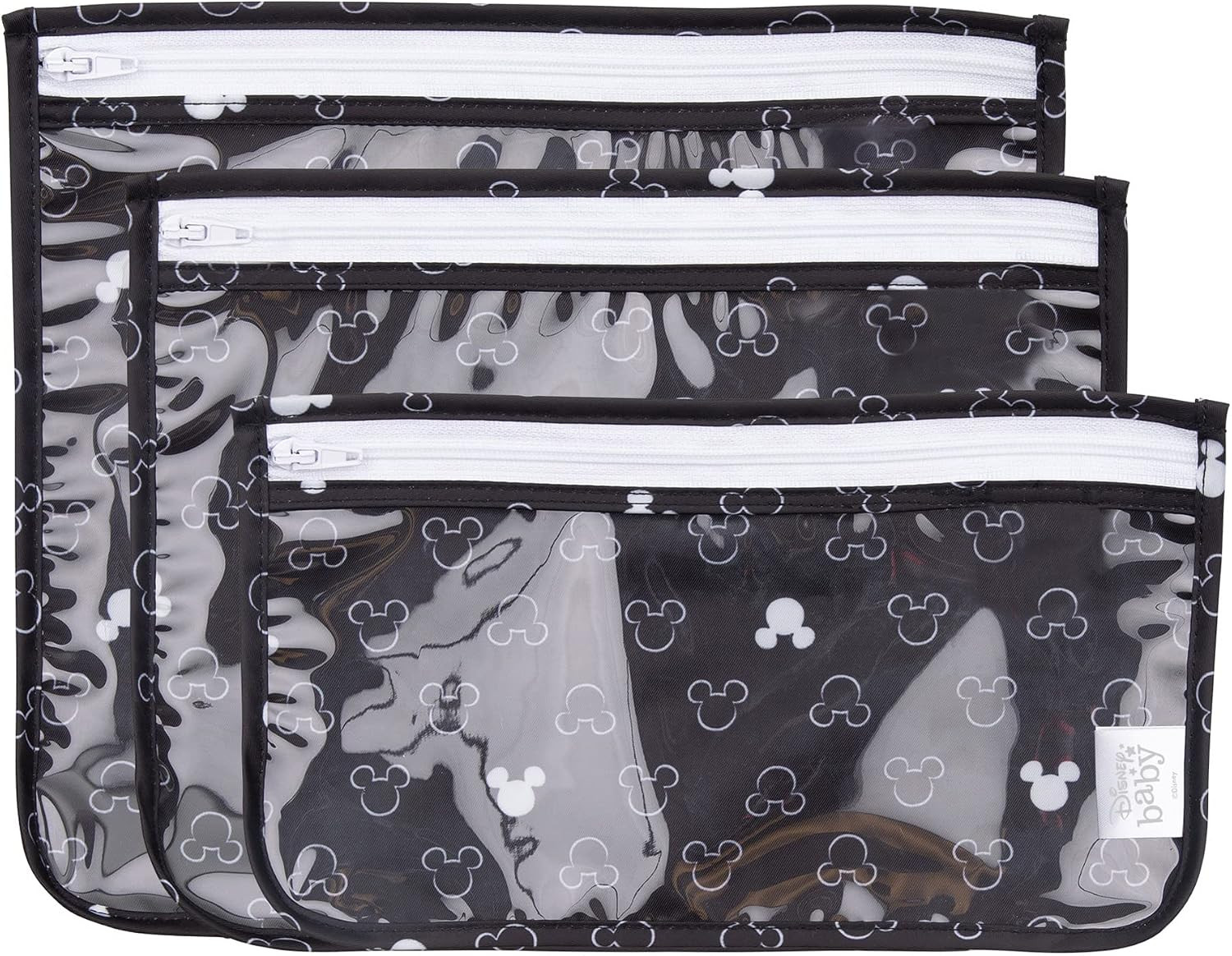 Bumkins Travel Bag, Toiletry, Baby, TSA Approved Pouch, Zip Bag, Quart Size Compliant, Clear-Side... | Amazon (US)
