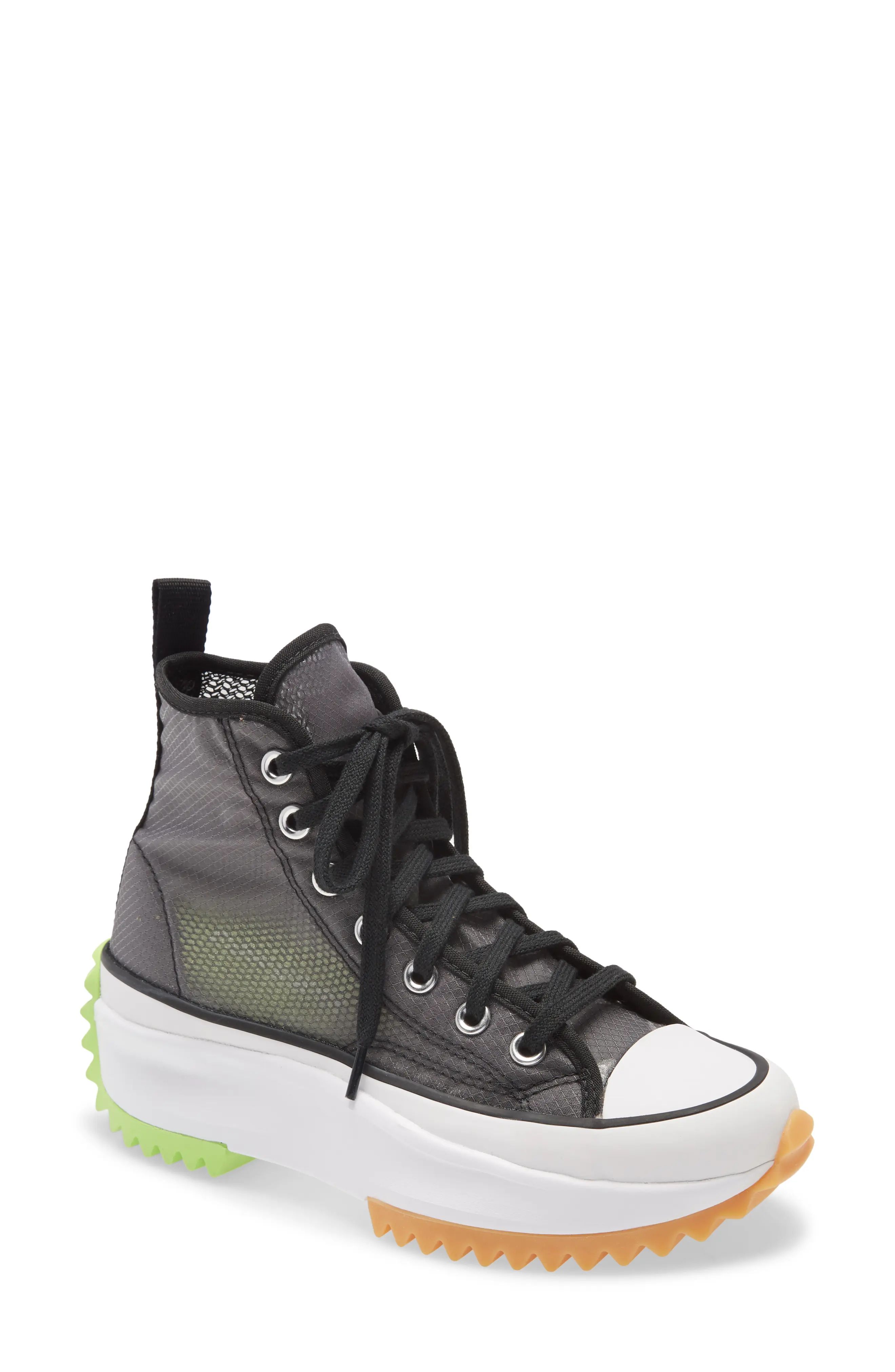 Women's Converse Chuck Taylor All Star Run Star Hike High Top Platform Sneaker, Size 9 M - Black | Nordstrom